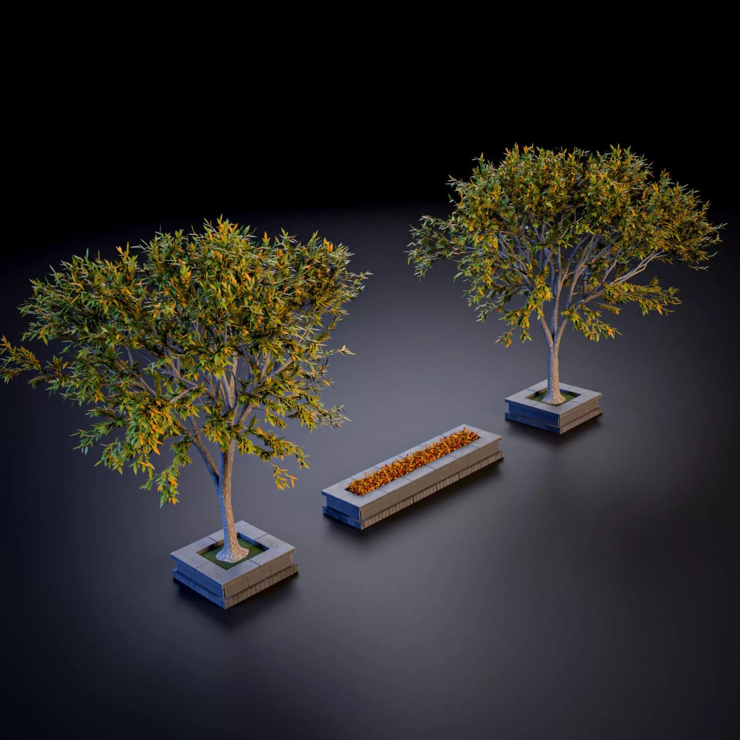 Sci-Fi Street Asset 3D Model – Modular Kit for Cyberpunk Environments, FBX - View 25
