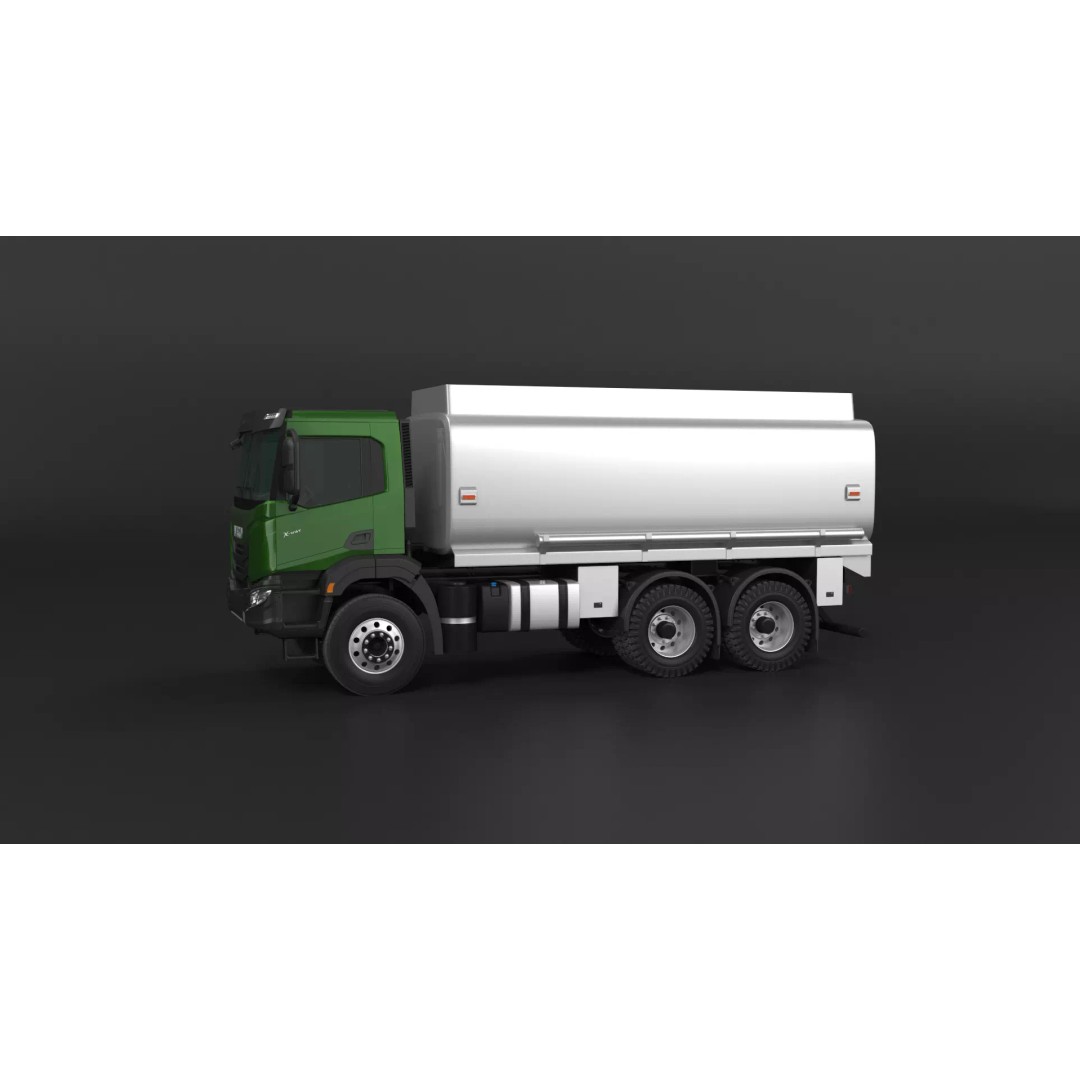 Iveco Stralis X-WAY Tank 3D Model – High Poly Vehicle Asset, FBX, PBR