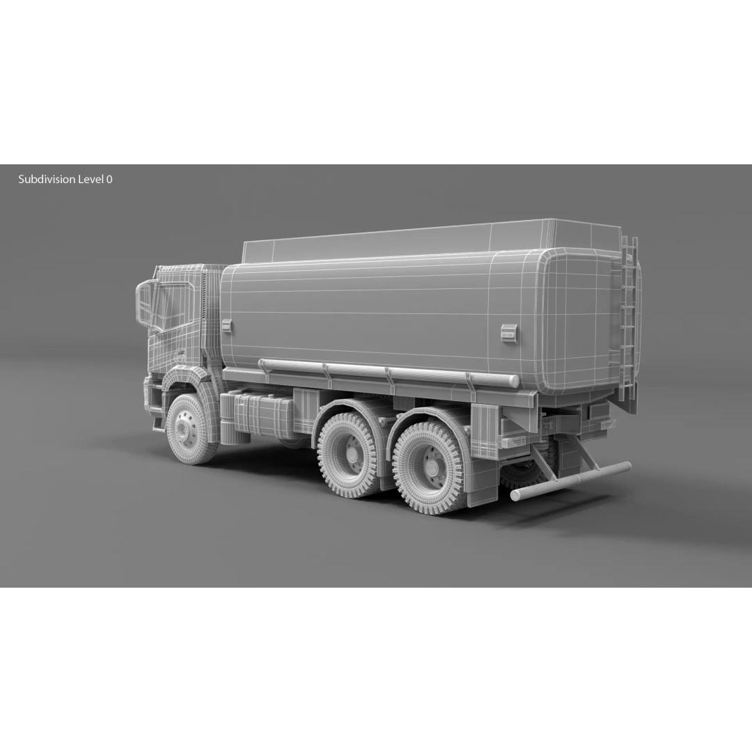 Iveco Stralis X-WAY Tank 3D Model – High Poly Vehicle Asset, FBX, PBR - View 11
