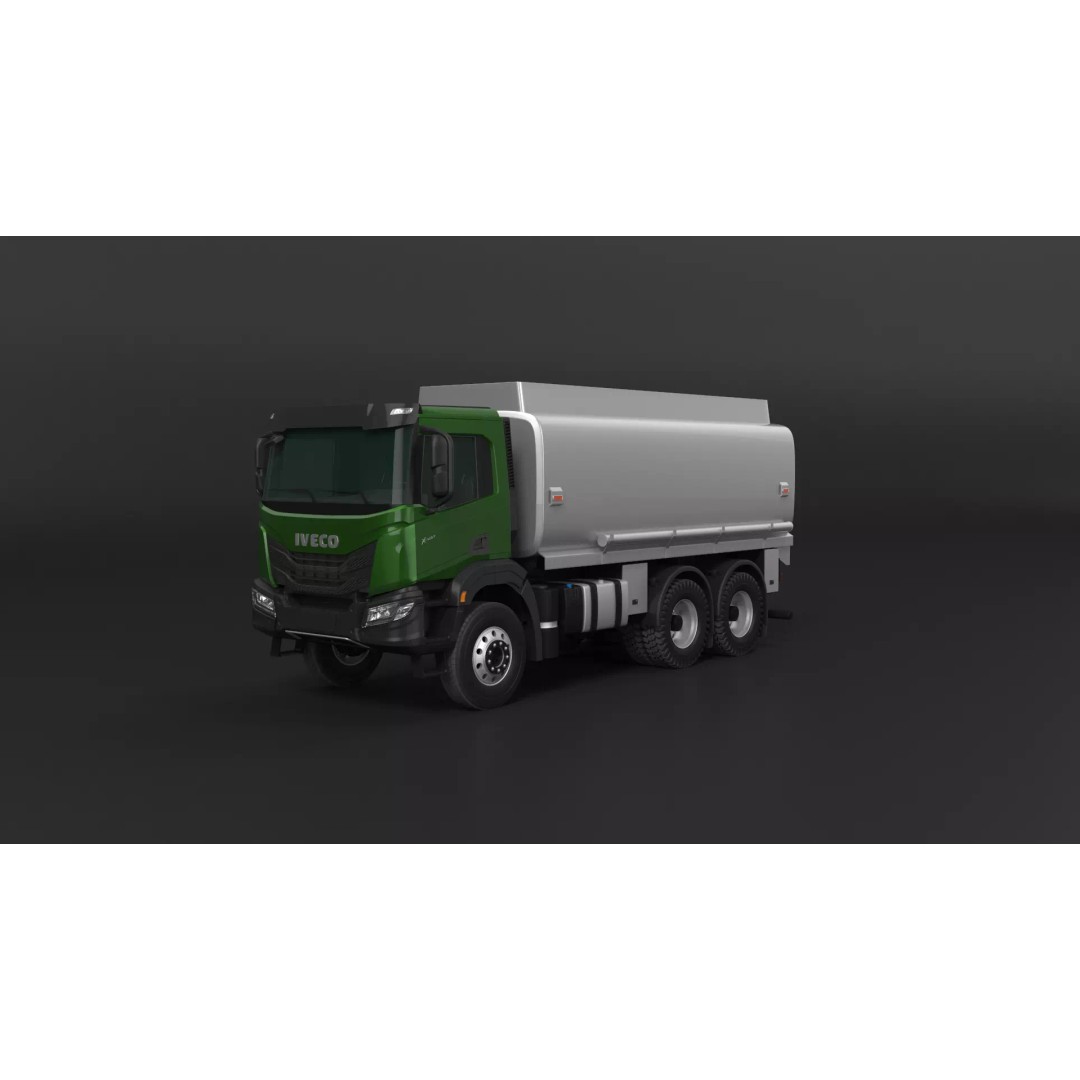 Iveco Stralis X-WAY Tank 3D Model – High Poly Vehicle Asset, FBX, PBR - View 14