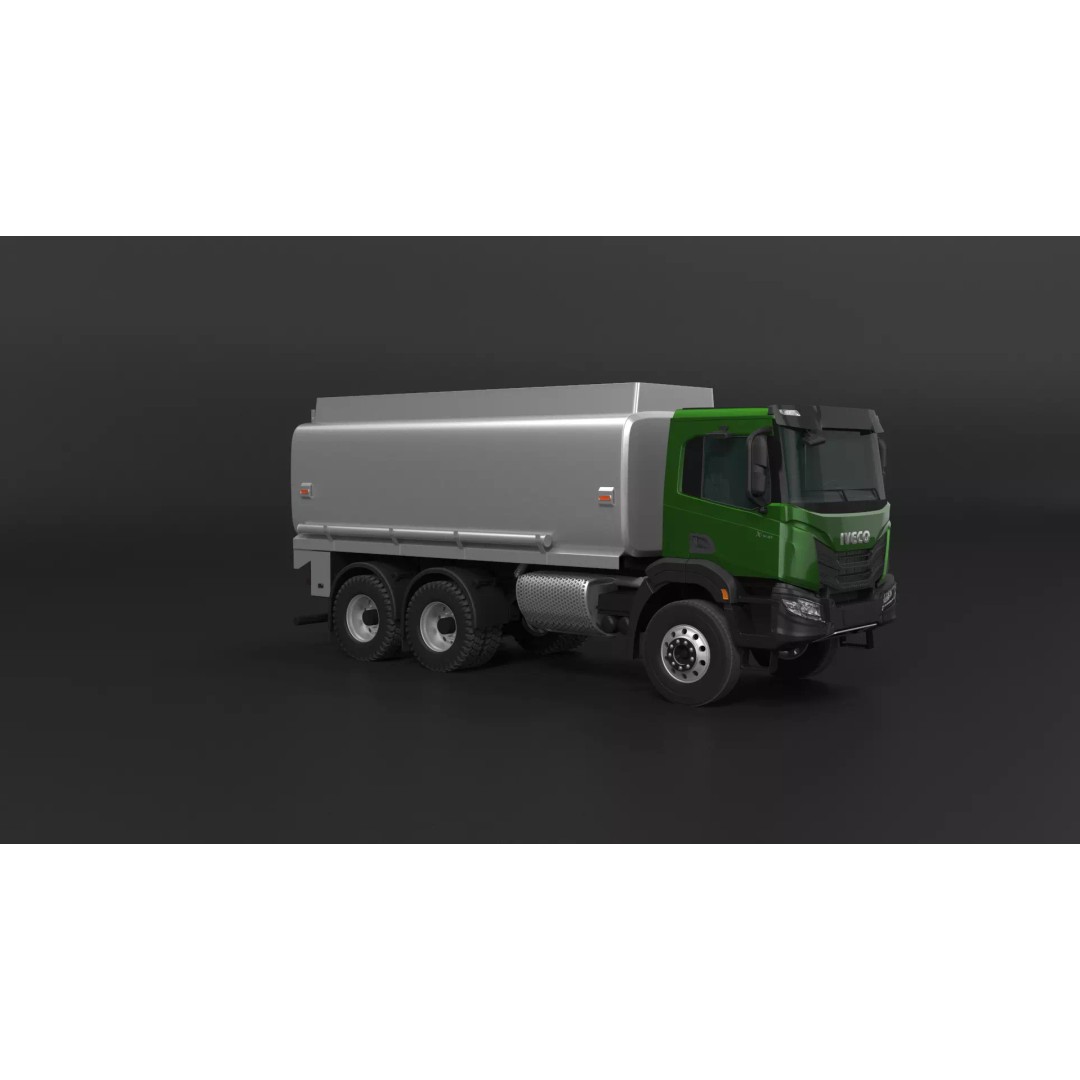 Iveco Stralis X-WAY Tank 3D Model – High Poly Vehicle Asset, FBX, PBR - View 17