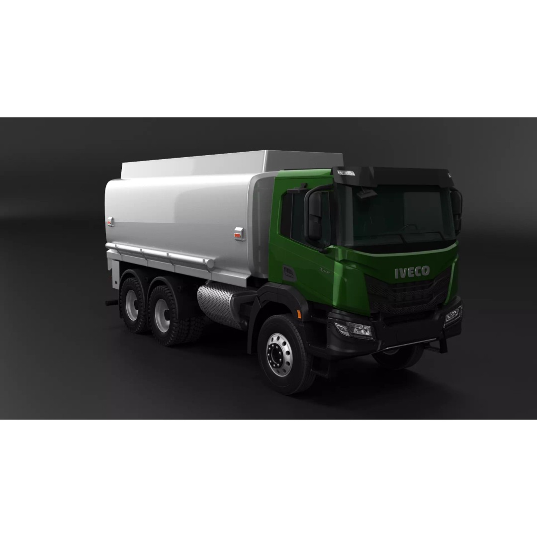 Iveco Stralis X-WAY Tank 3D Model – High Poly Vehicle Asset, FBX, PBR - View 5