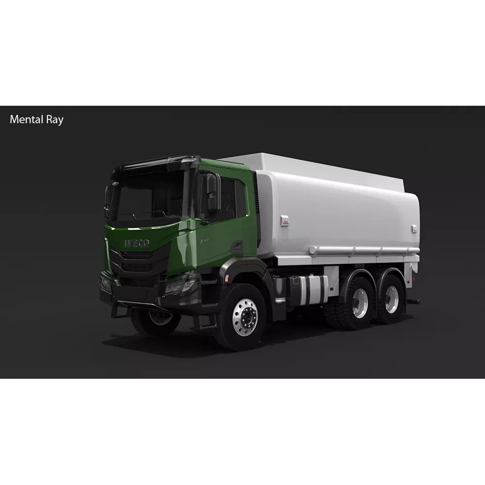 Iveco Stralis X-WAY Tank 3D Model – High Poly Vehicle Asset, FBX, PBR - View 8