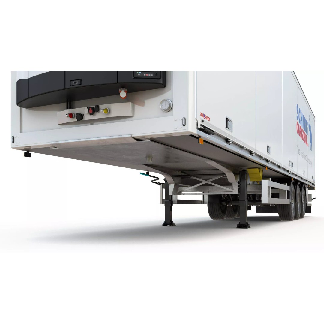 Box Semitrailer Side Doors 3D Model – Realistic PBR Asset, FBX, OBJ - View 14