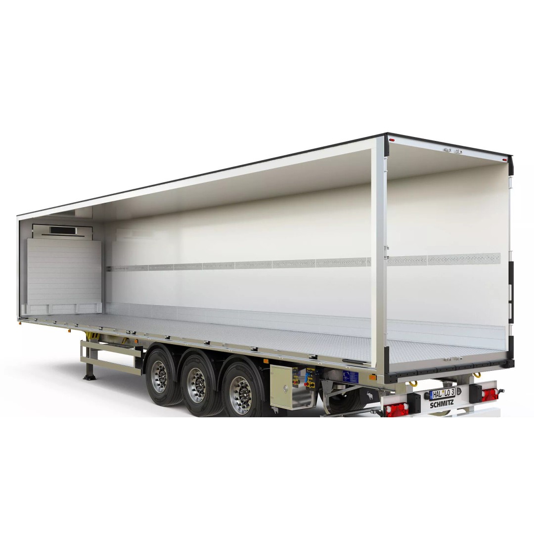 Box Semitrailer Side Doors 3D Model – Realistic PBR Asset, FBX, OBJ - View 17