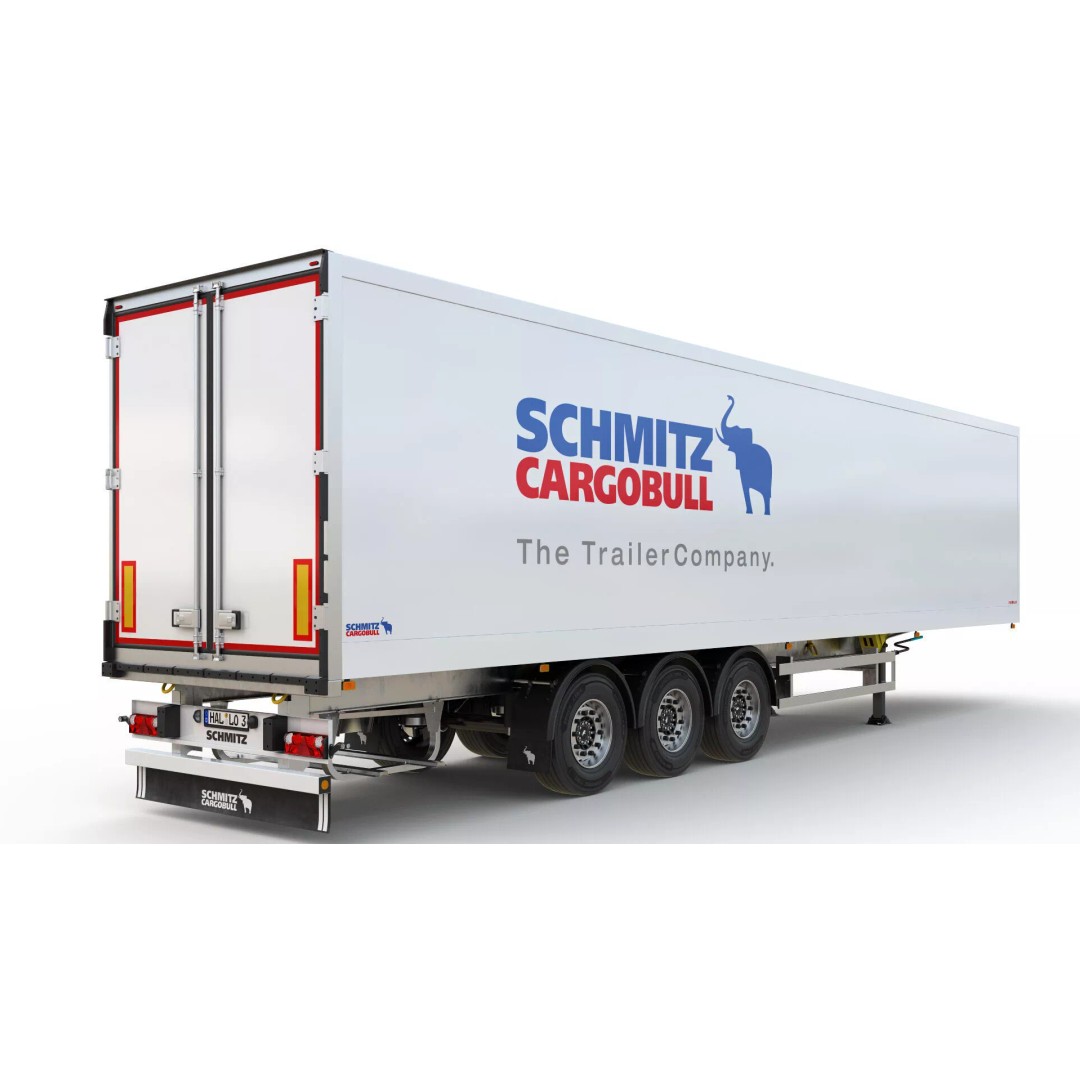 Box Semitrailer Side Doors 3D Model – Realistic PBR Asset, FBX, OBJ - View 5