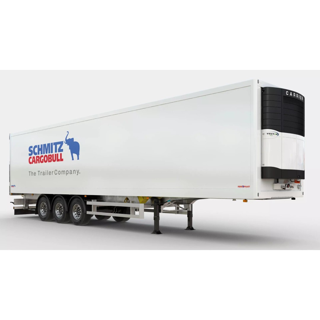Box Semitrailer Side Doors 3D Model – Realistic PBR Asset, FBX, OBJ - View 6