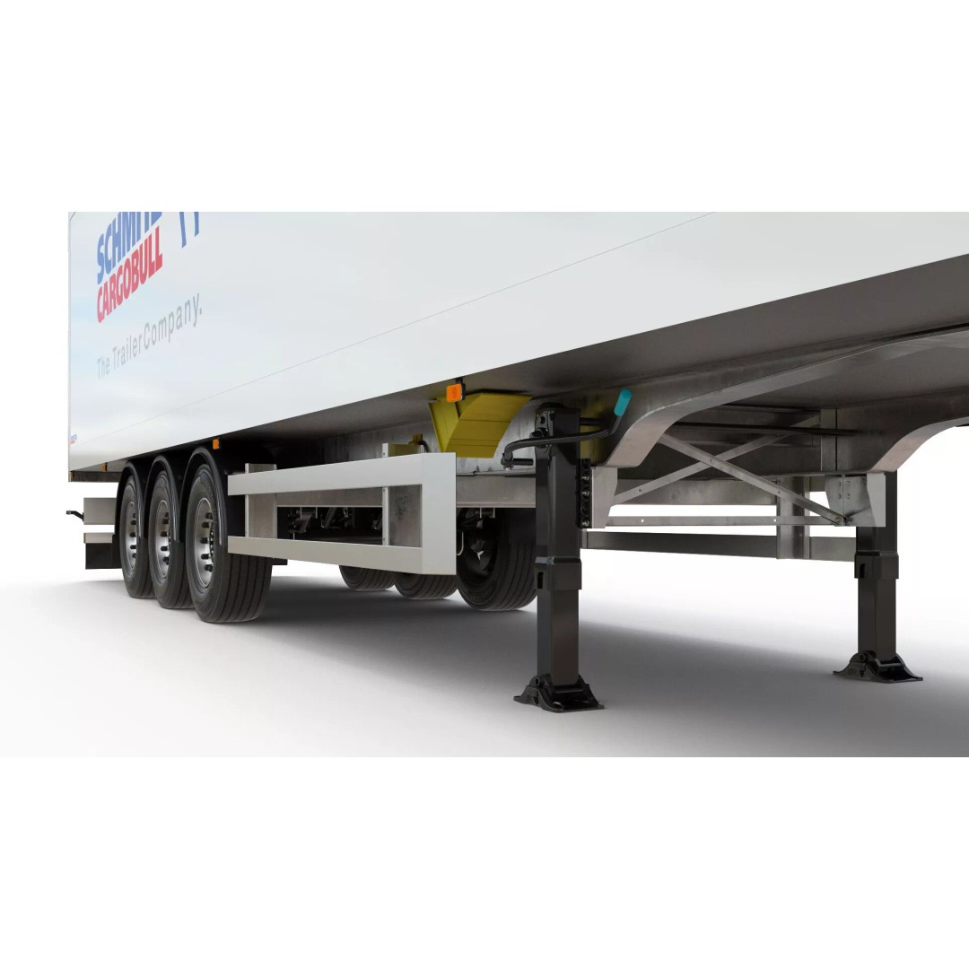 Box Semitrailer Side Doors 3D Model – Realistic PBR Asset, FBX, OBJ - View 7