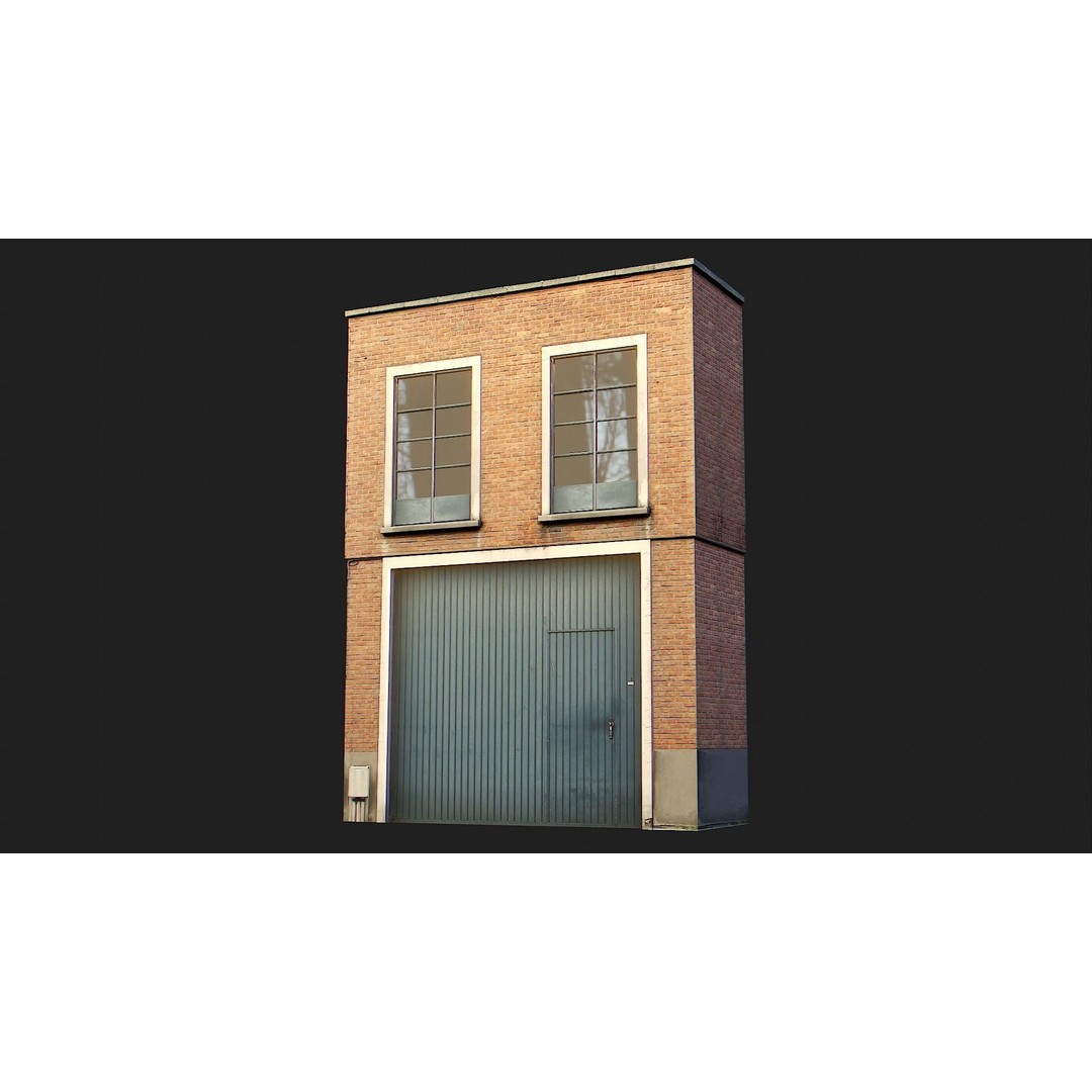Industrial Building Pack 3D Model – Low Poly Game Asset, PBR, FBX - View 13