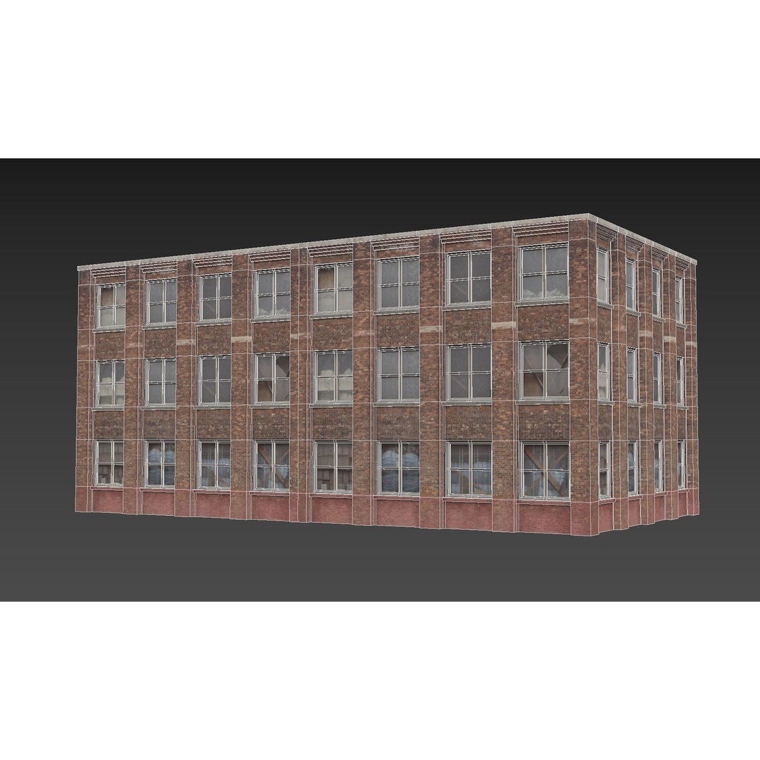 Industrial Building Pack 3D Model – Low Poly Game Asset, PBR, FBX - View 18