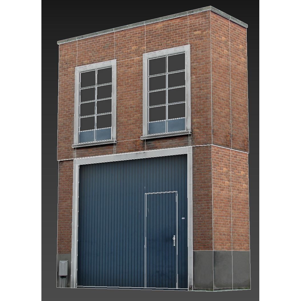 Industrial Building Pack 3D Model – Low Poly Game Asset, PBR, FBX - View 20