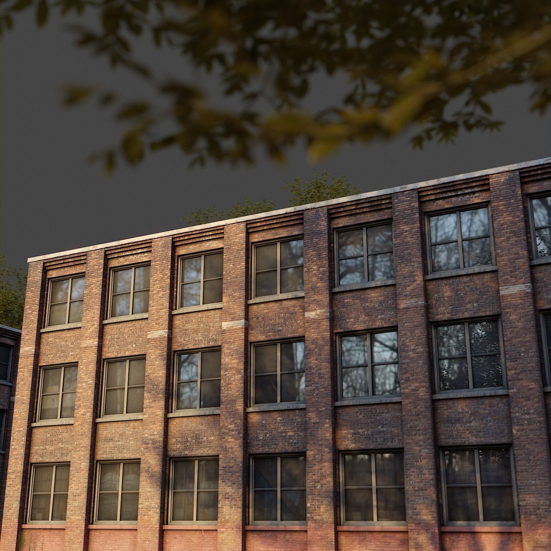 Industrial Building Pack 3D Model – Low Poly Game Asset, PBR, FBX - View 5