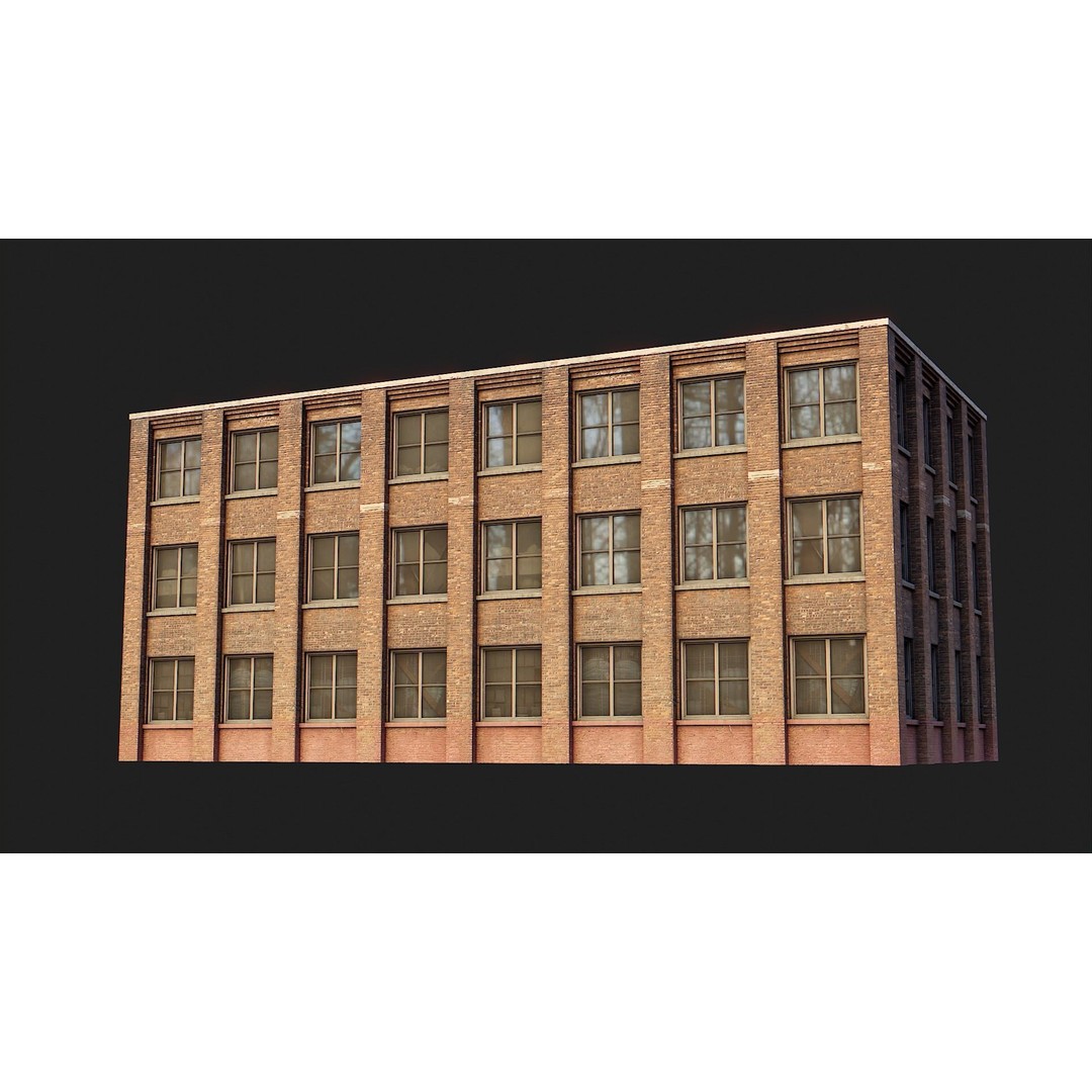 Industrial Building Pack 3D Model – Low Poly Game Asset, PBR, FBX - View 7