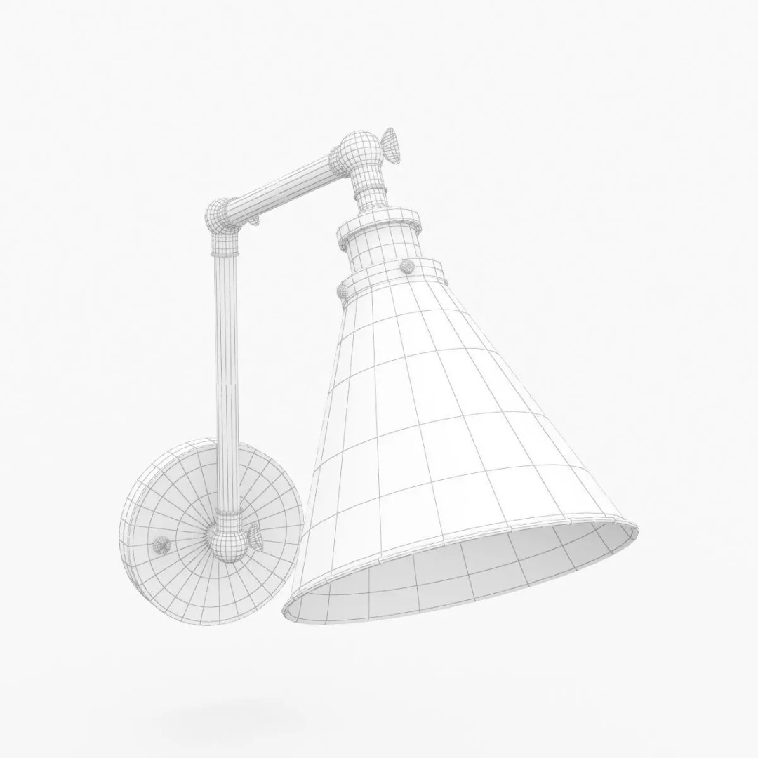 JONATHAN Y Lighting 3D Model – Vintage Pendant Lamp with PBR Textures