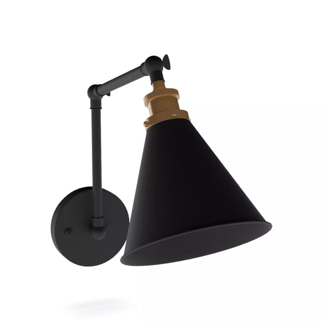 JONATHAN Y Lighting 3D Model – Vintage Pendant Lamp with PBR Textures - View 18