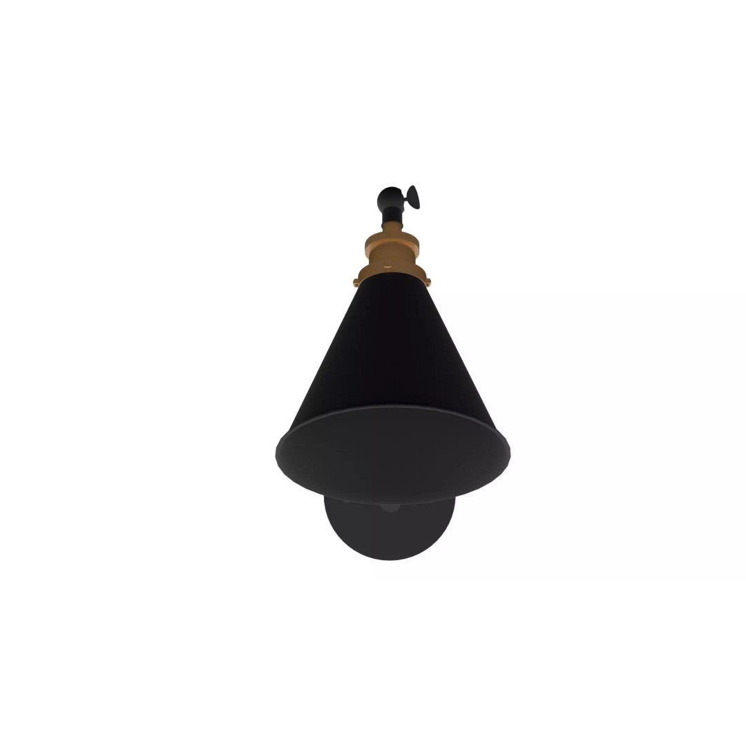 JONATHAN Y Lighting 3D Model – Vintage Pendant Lamp with PBR Textures - View 9