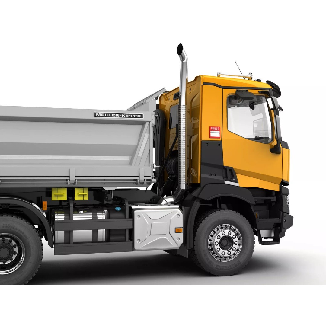 Renault K-Series 6X4 3D Model – High Poly Truck Asset, FBX & OBJ - View 10