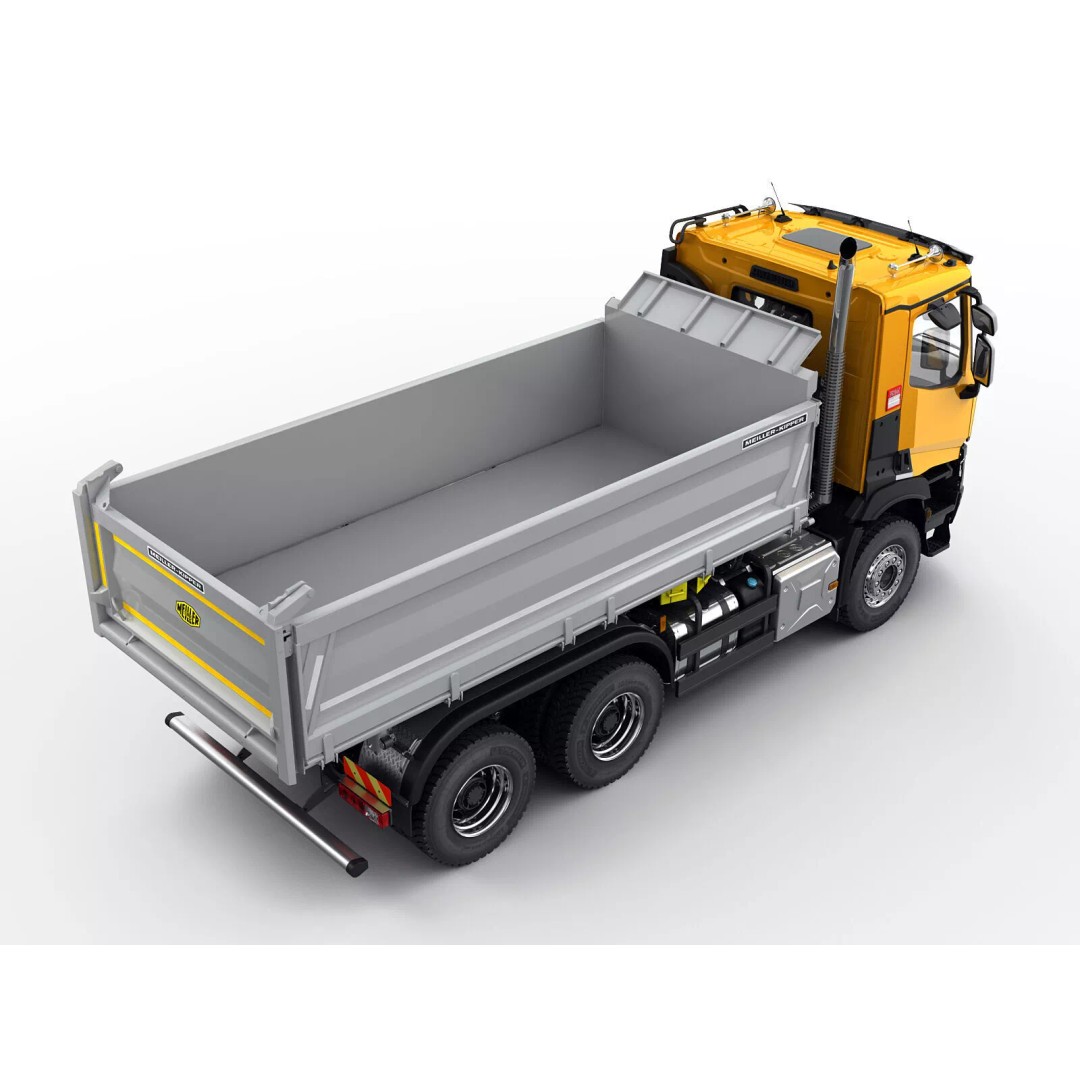 Renault K-Series 6X4 3D Model – High Poly Truck Asset, FBX & OBJ - View 12