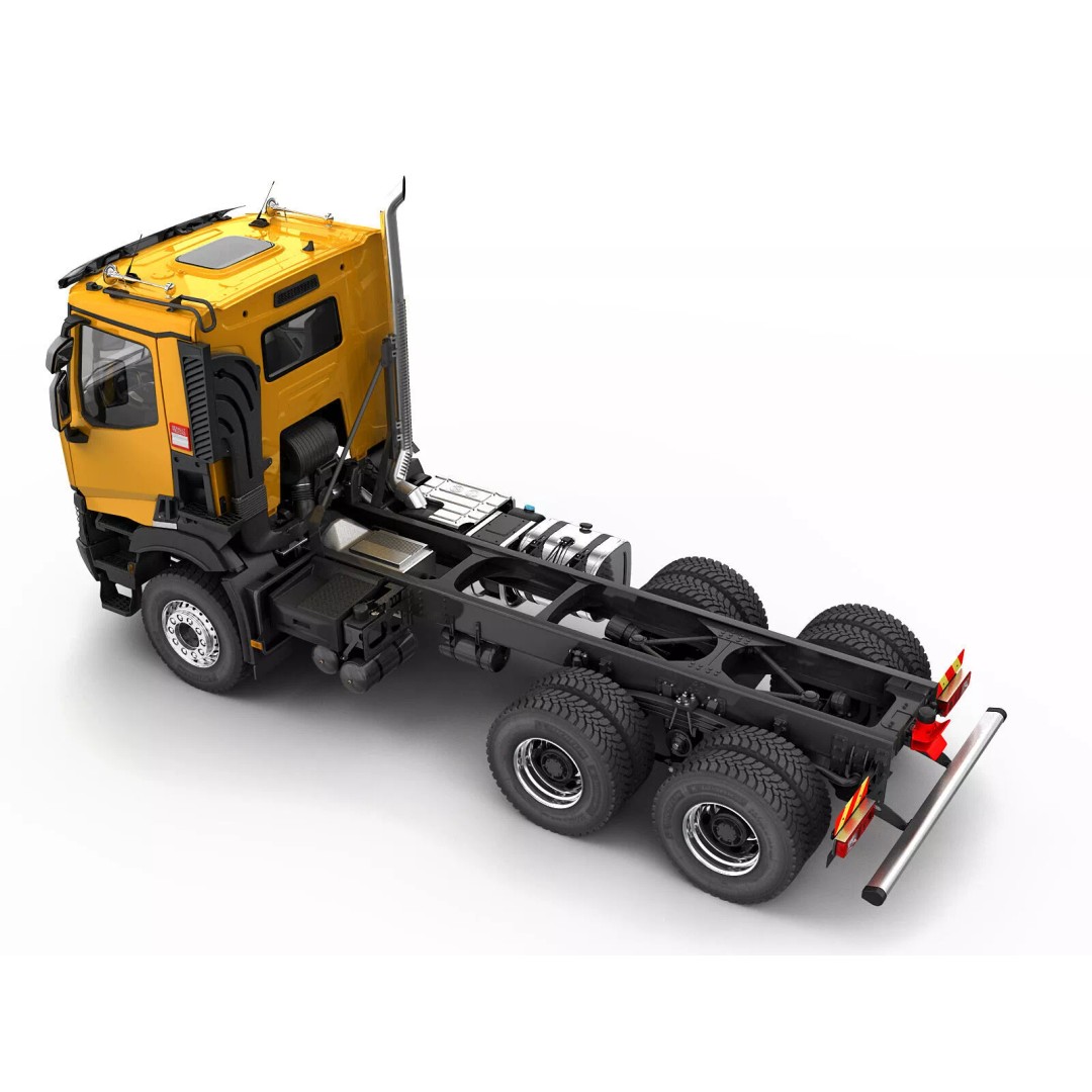 Renault K-Series 6X4 3D Model – High Poly Truck Asset, FBX & OBJ - View 13