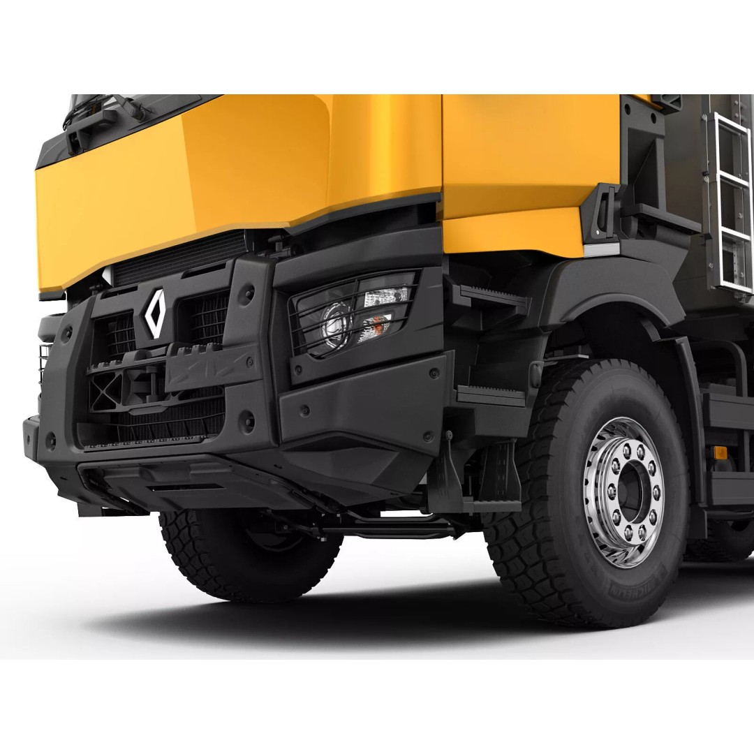 Renault K-Series 6X4 3D Model – High Poly Truck Asset, FBX & OBJ - View 5