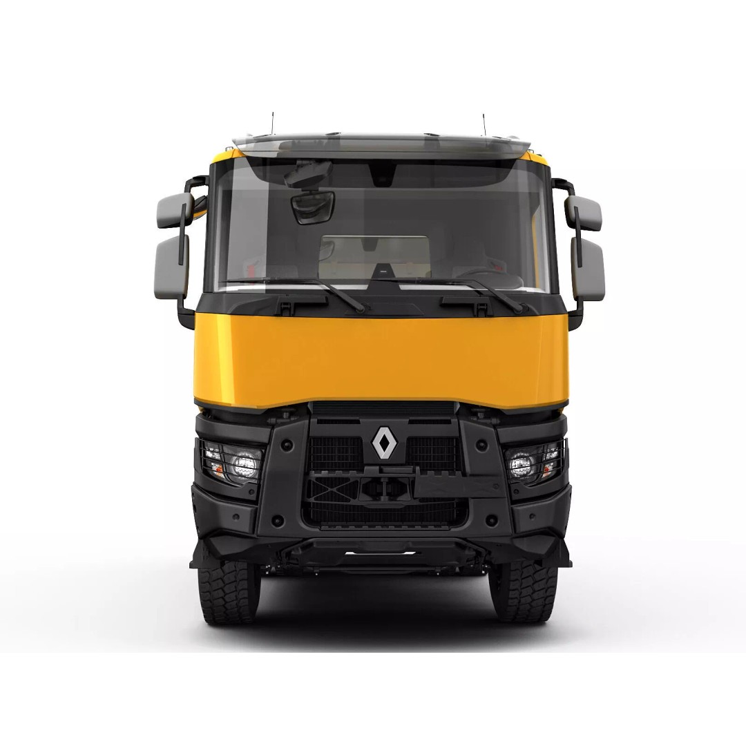Renault K-Series 6X4 3D Model – High Poly Truck Asset, FBX & OBJ - View 6