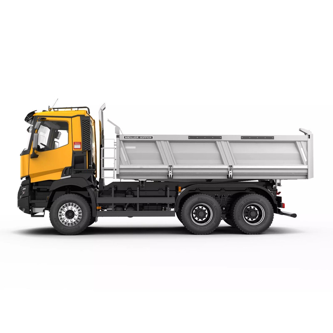 Renault K-Series 6X4 3D Model – High Poly Truck Asset, FBX & OBJ - View 8