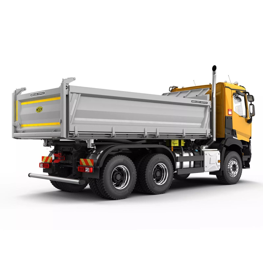 Renault K-Series 6X4 3D Model – High Poly Truck Asset, FBX & OBJ - View 9
