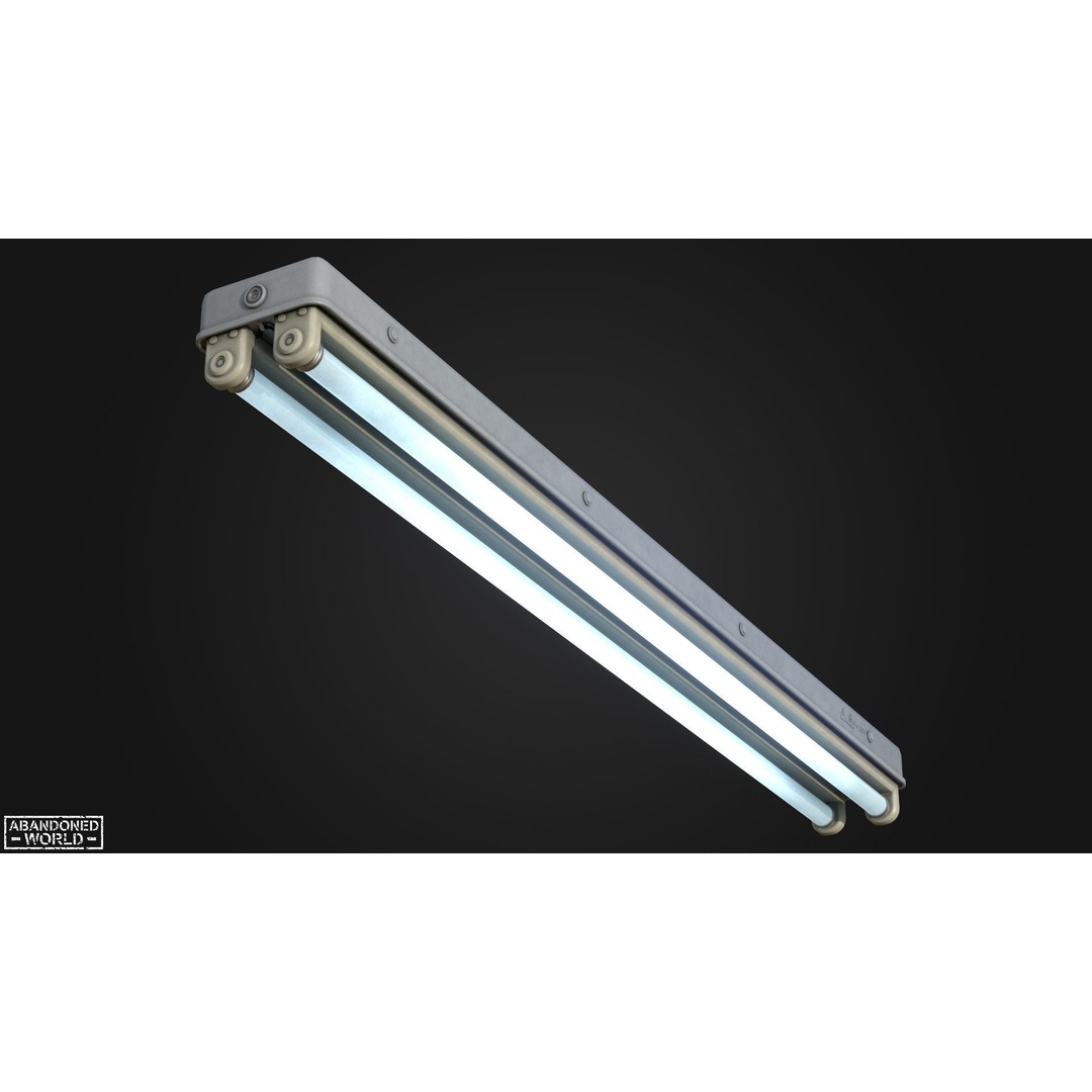Old Industrial Lamps 3D Model – Low Poly Game Ready Asset for Unity, Blender - View 28