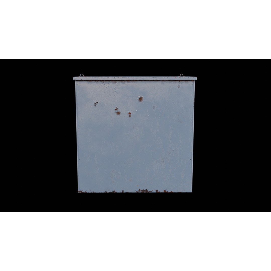 Electric Box 3D Model – Low Poly Game-Ready Asset, FBX, OBJ - View 10
