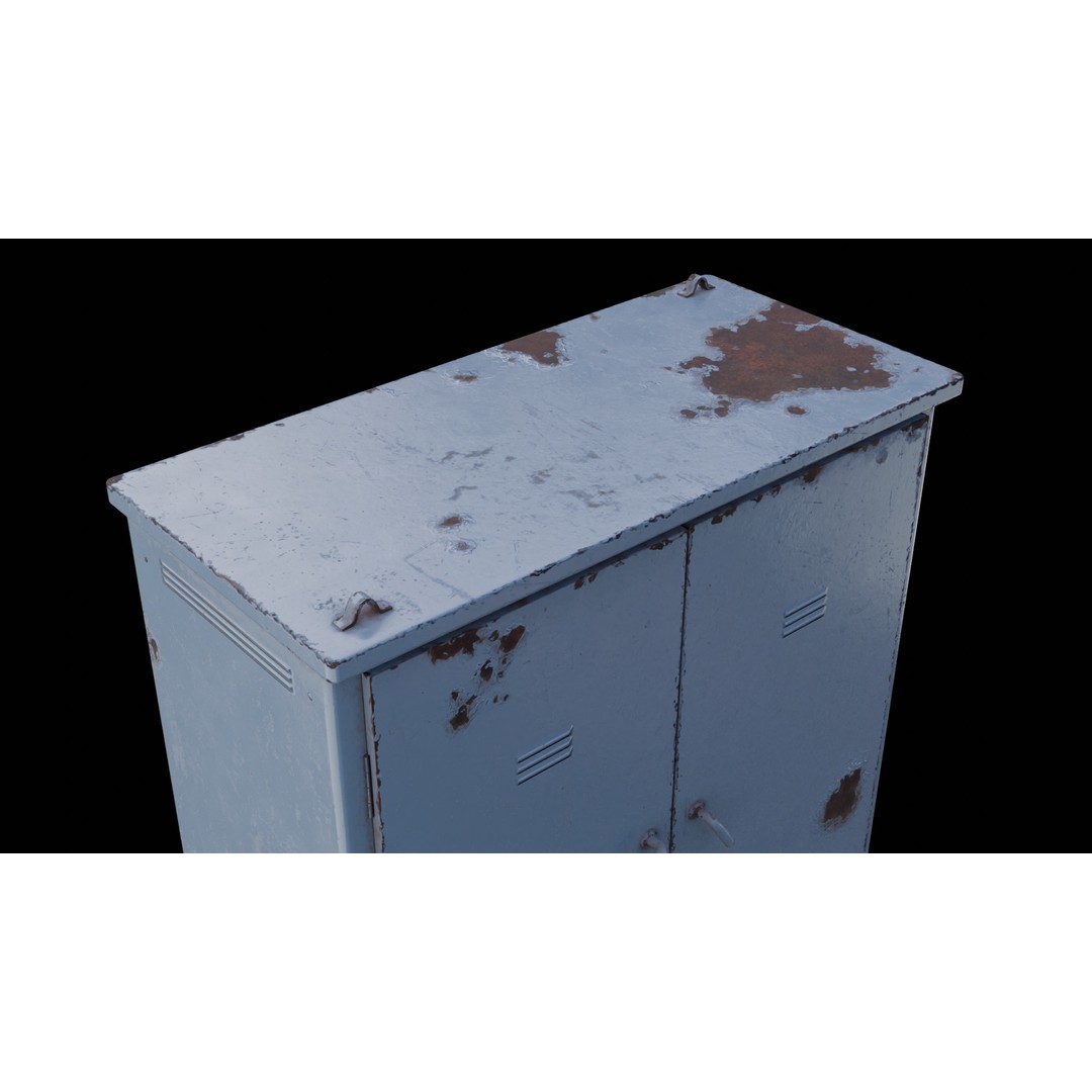 Electric Box 3D Model – Low Poly Game-Ready Asset, FBX, OBJ - View 12