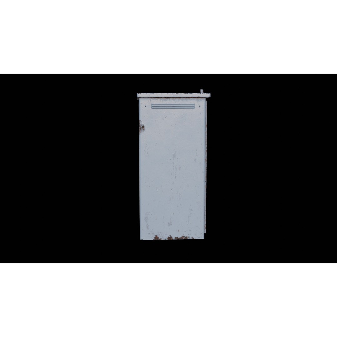Electric Box 3D Model – Low Poly Game-Ready Asset, FBX, OBJ - View 9