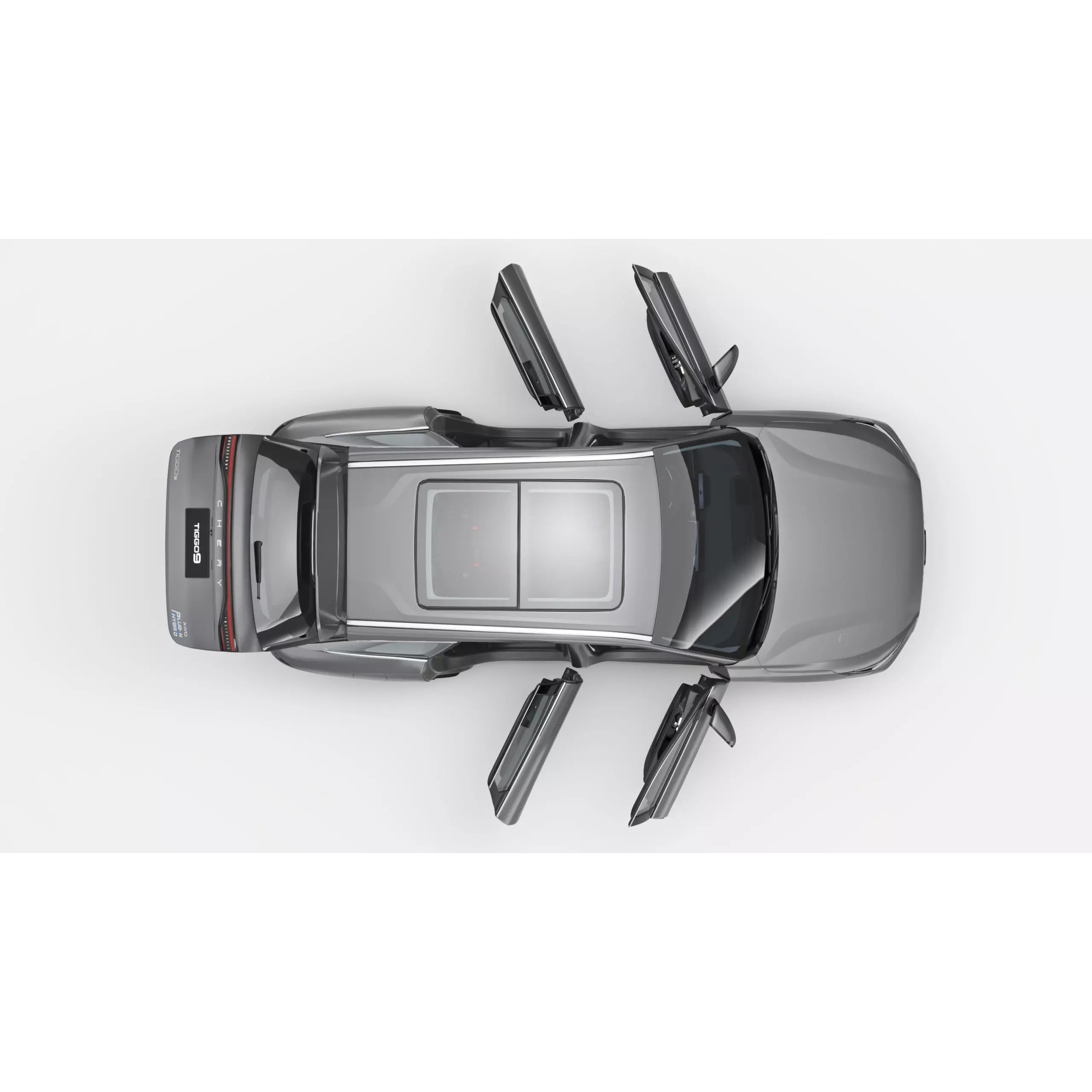 2026 Chery Tiggo 9 Hybrid - Game-Ready 3D Model - View 11