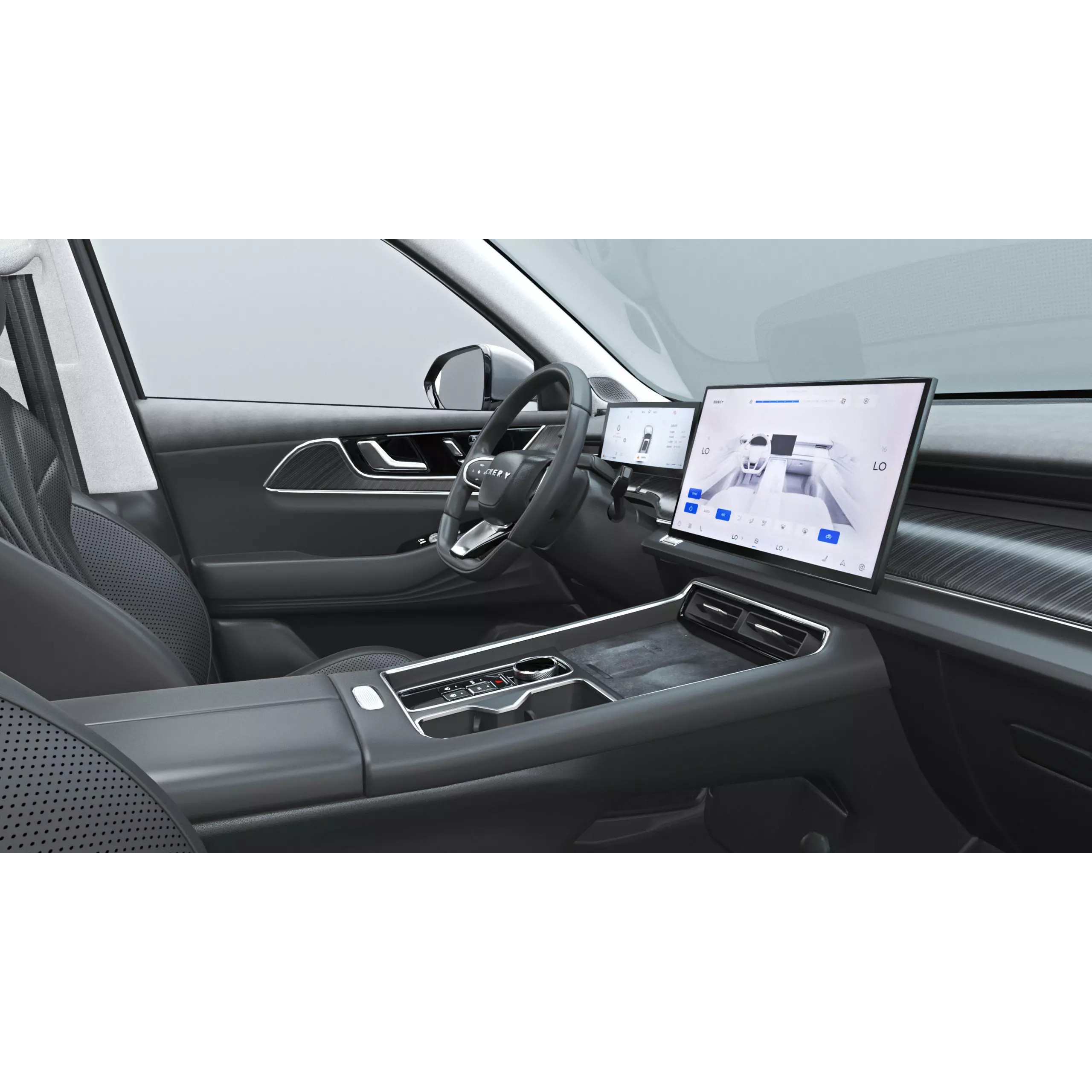 2026 Chery Tiggo 9 Hybrid - Game-Ready 3D Model - View 13