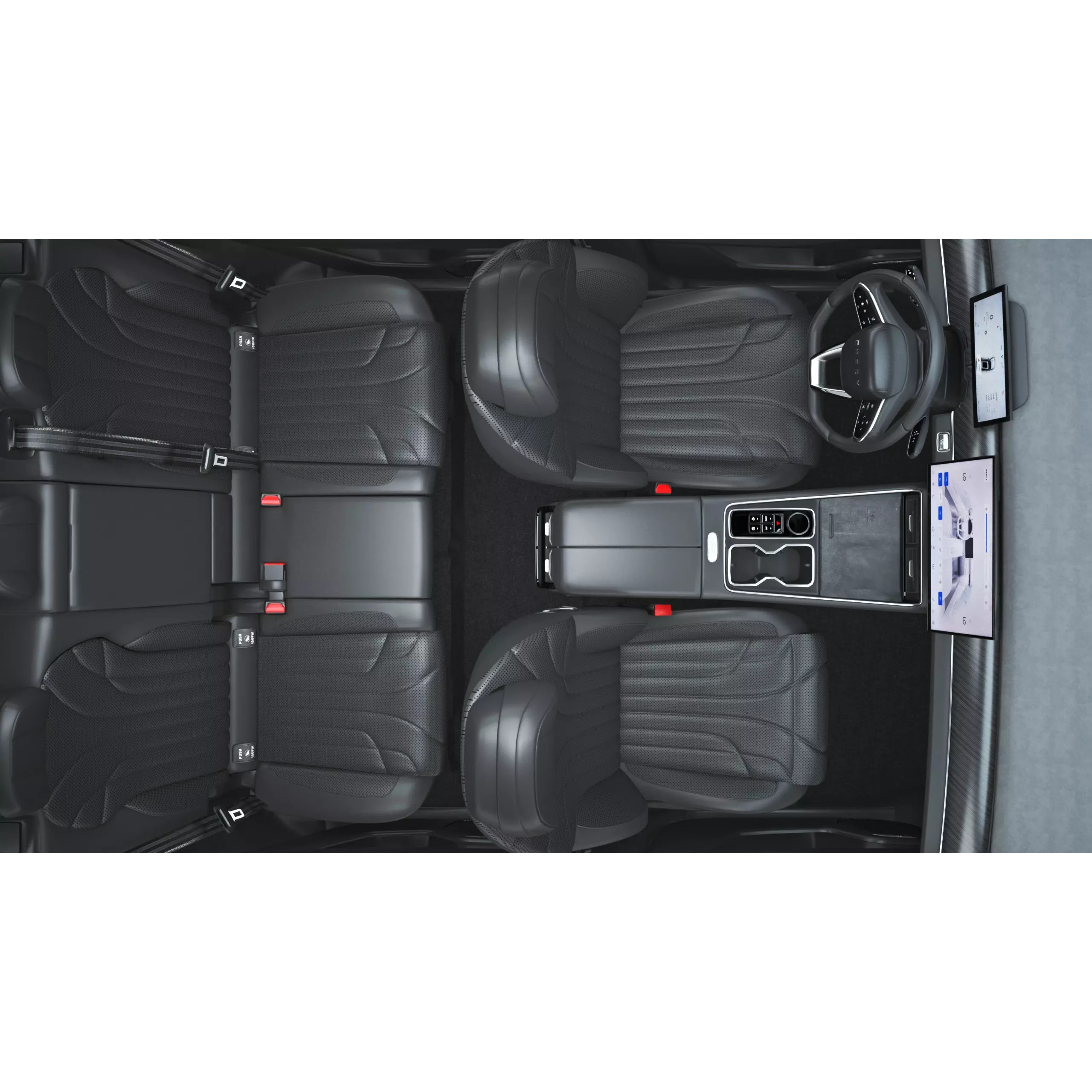 2026 Chery Tiggo 9 Hybrid - Game-Ready 3D Model - View 16