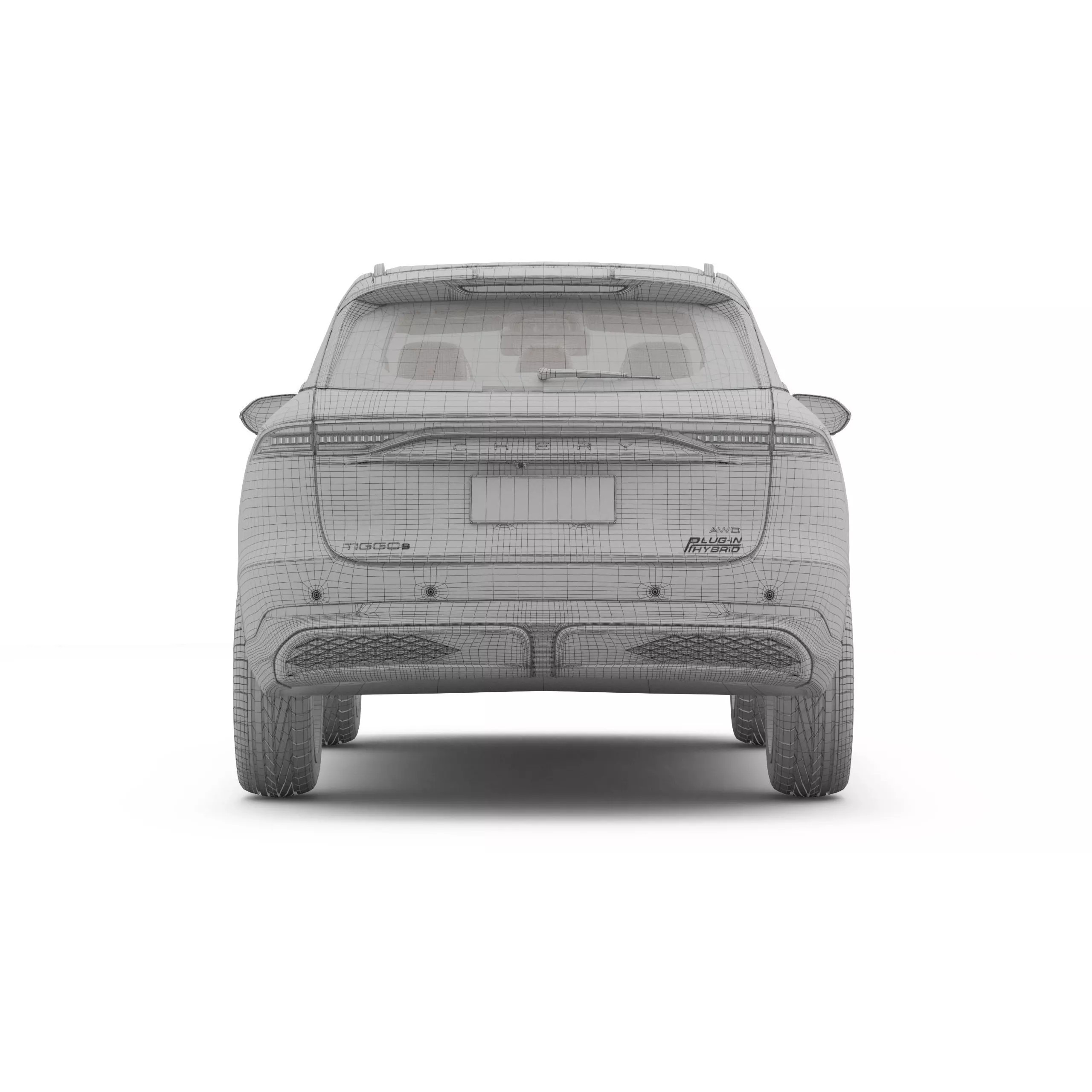 2026 Chery Tiggo 9 Hybrid - Game-Ready 3D Model - View 21