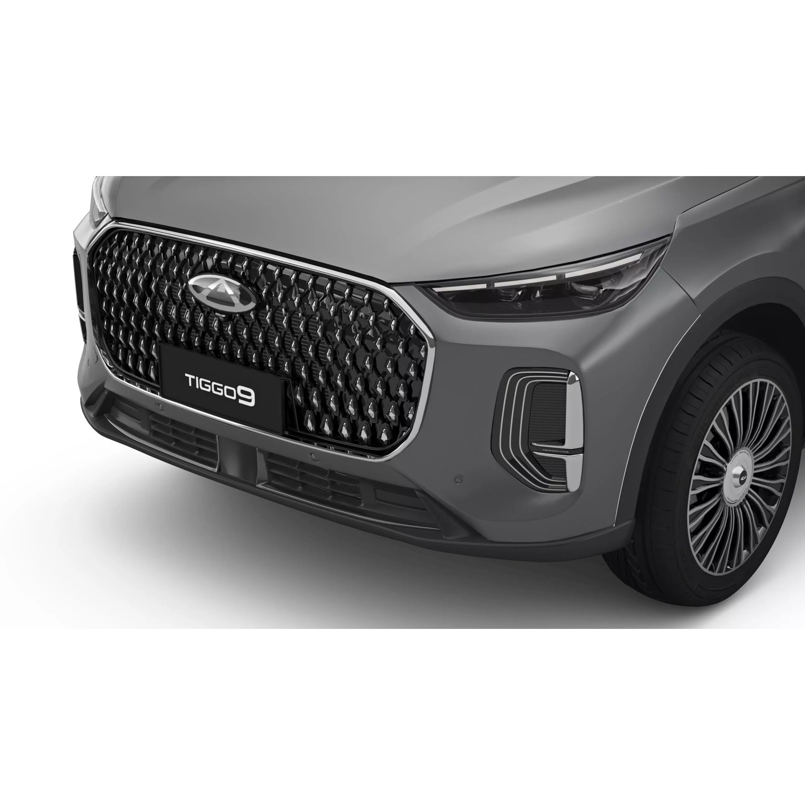 2026 Chery Tiggo 9 Hybrid - Game-Ready 3D Model - View 4