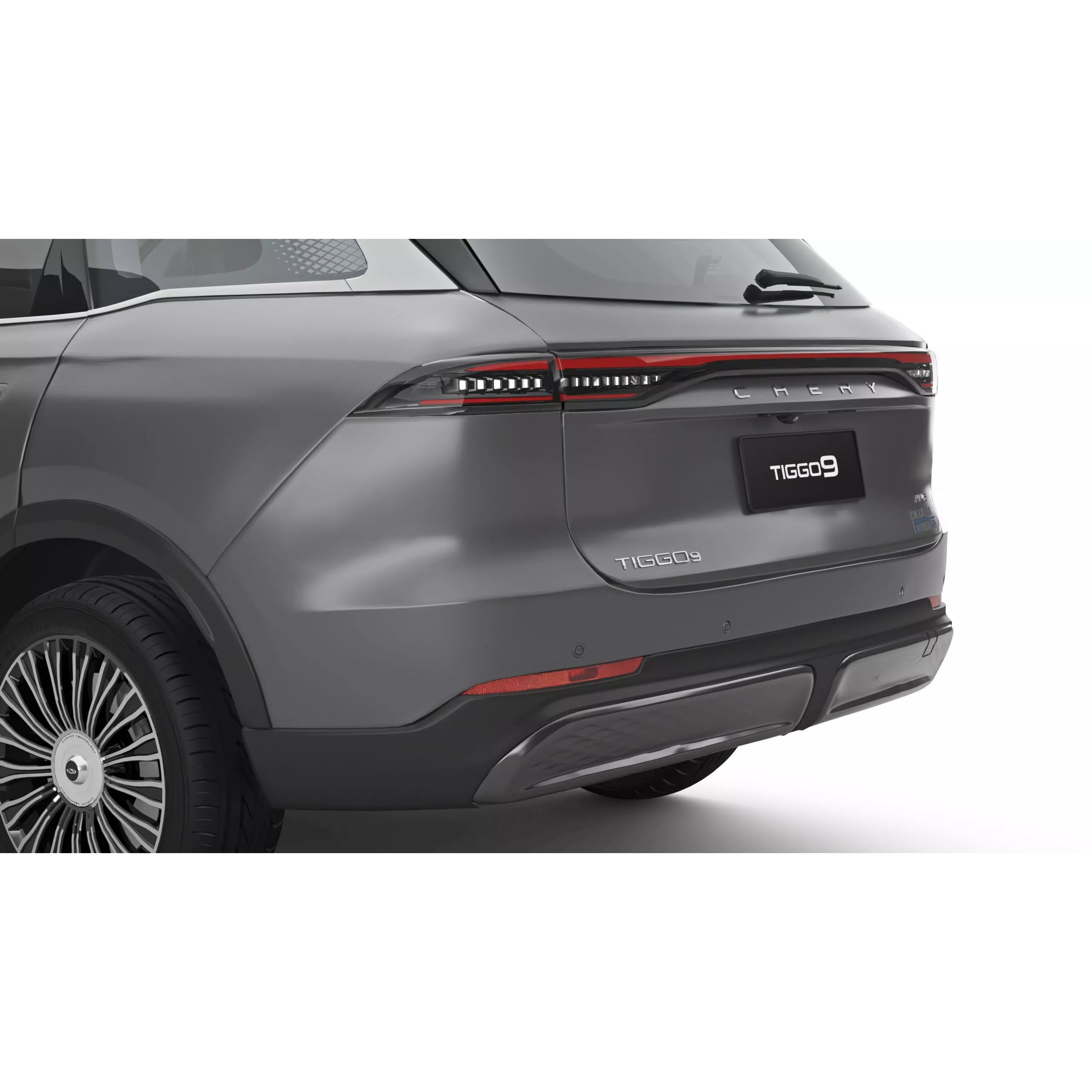 2026 Chery Tiggo 9 Hybrid - Game-Ready 3D Model - View 5
