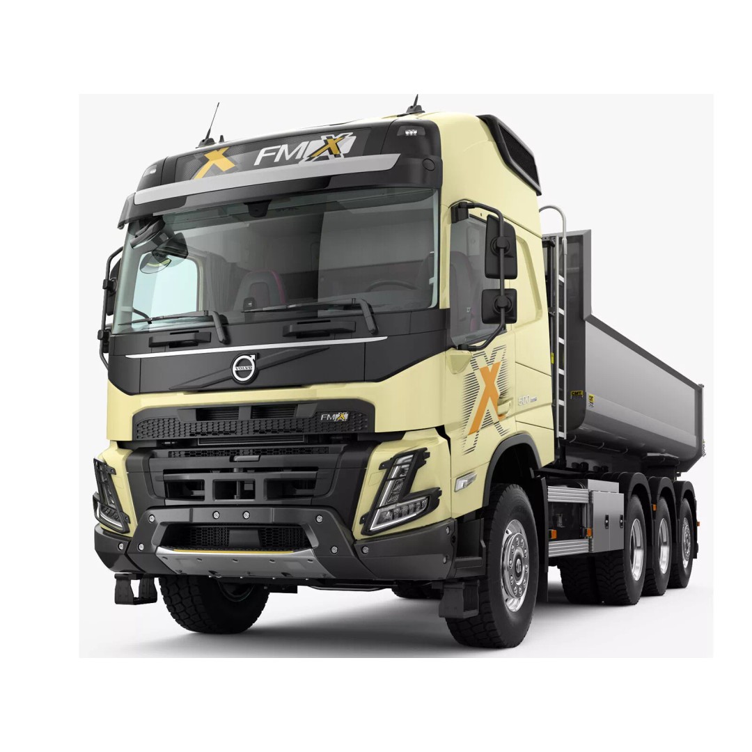 VOLVO FMX 8X4 Multilift Hooklift 3D Model – High Poly, Game-Ready, FBX - View 2