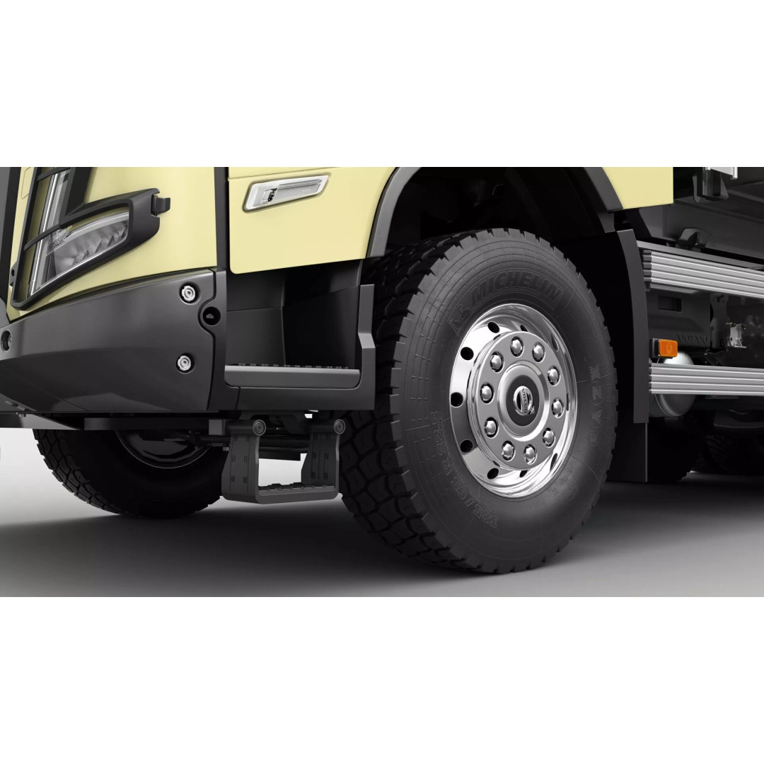 VOLVO FMX 8X4 Multilift Hooklift 3D Model – High Poly, Game-Ready, FBX - View 22