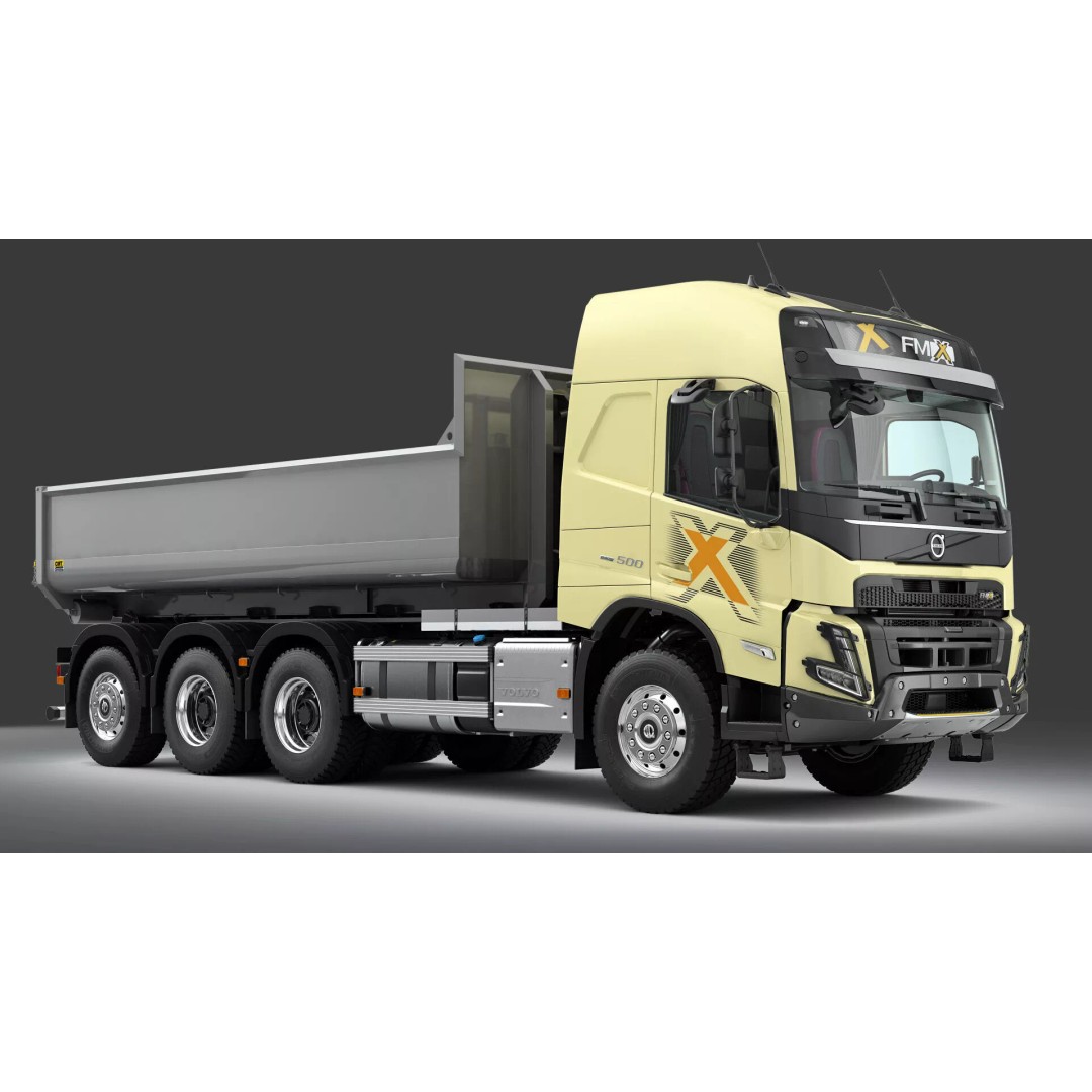 VOLVO FMX 8X4 Multilift Hooklift 3D Model – High Poly, Game-Ready, FBX - View 23