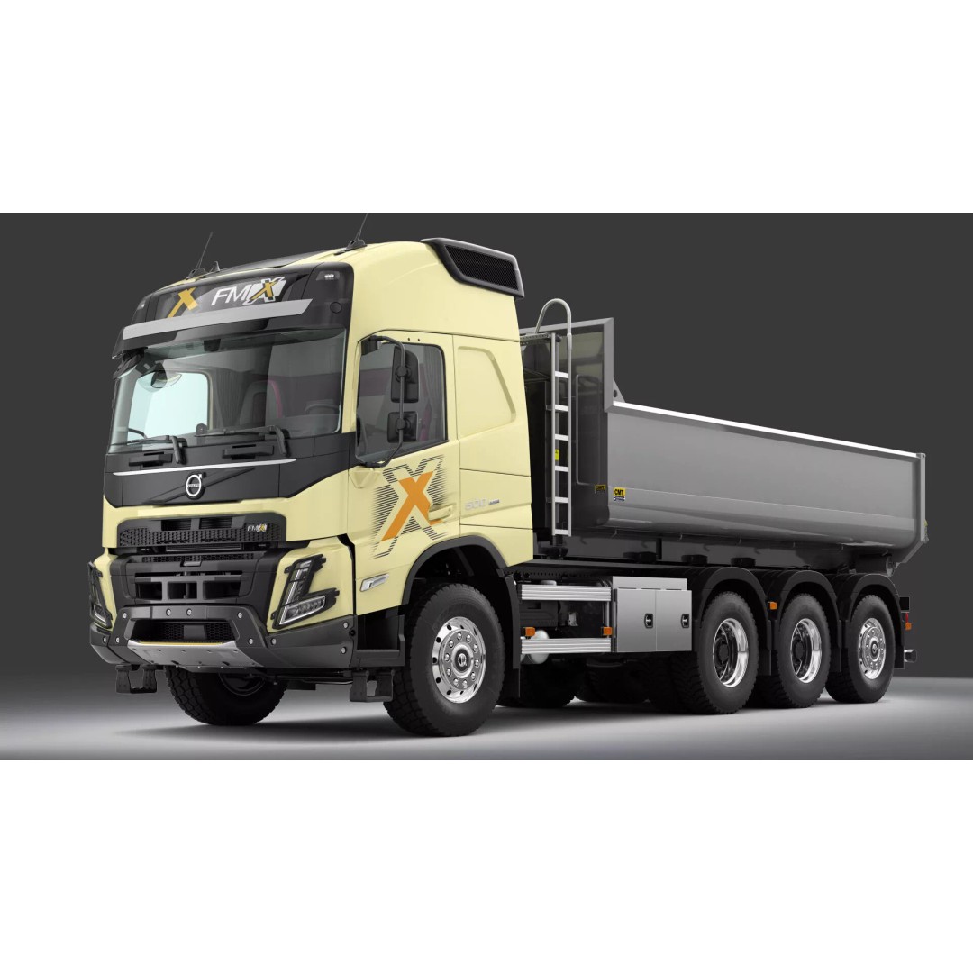 VOLVO FMX 8X4 Multilift Hooklift 3D Model – High Poly, Game-Ready, FBX - View 3