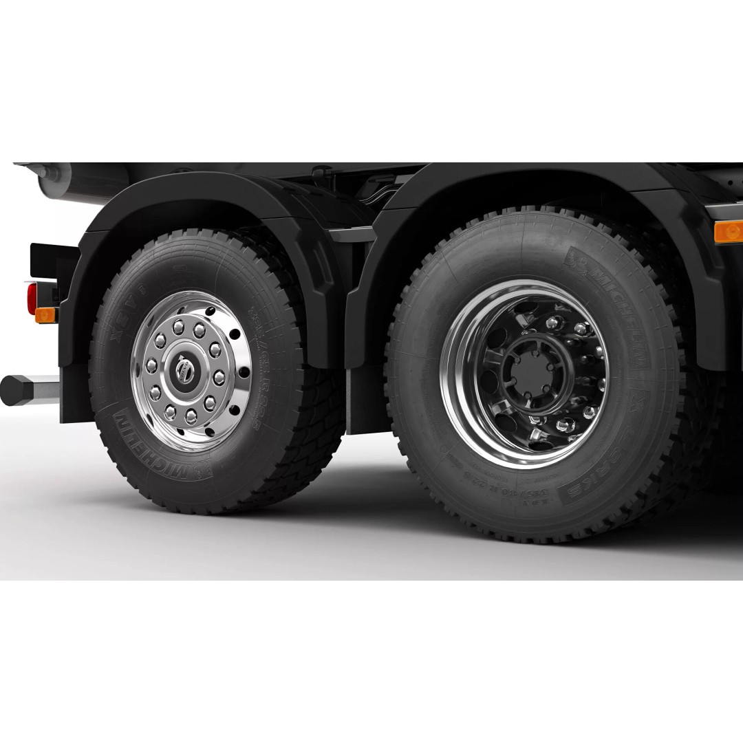 VOLVO FMX 8X4 Multilift Hooklift 3D Model – High Poly, Game-Ready, FBX - View 30
