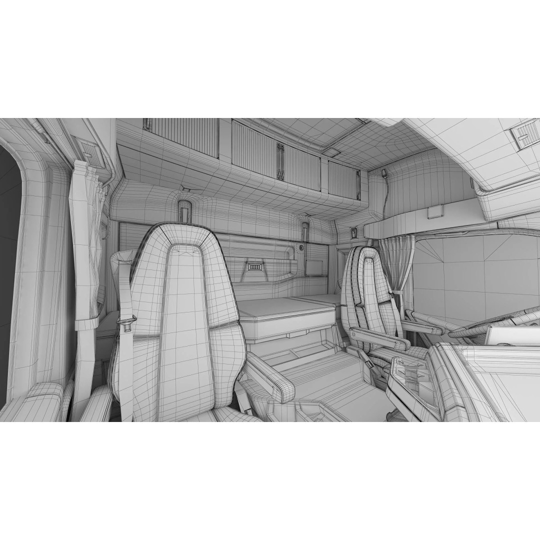 VOLVO FMX 8X4 Multilift Hooklift 3D Model – High Poly, Game-Ready, FBX - View 50