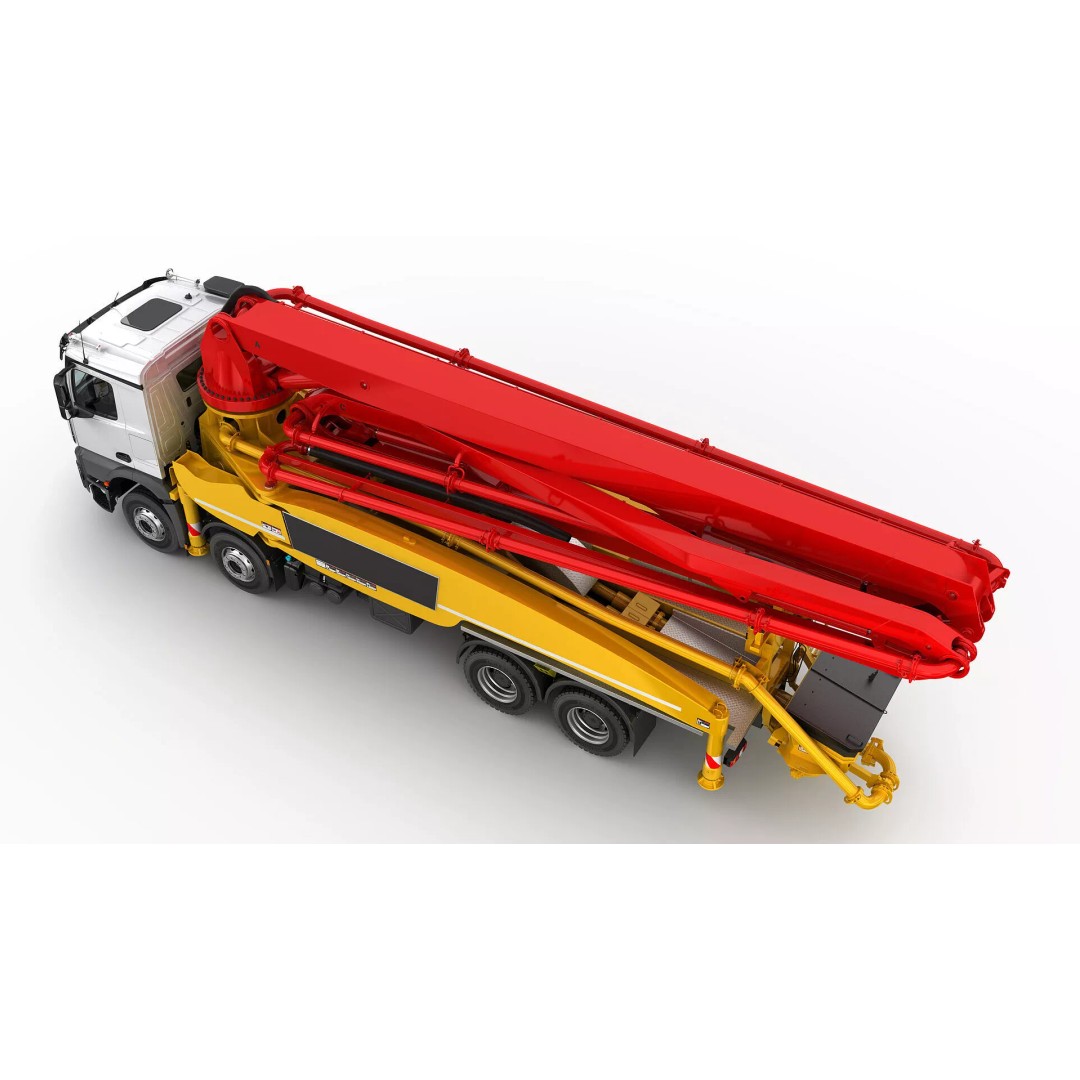 Concrete Pump Truck 3D Model – Rigged Animation Asset, FBX, OBJ - View 19