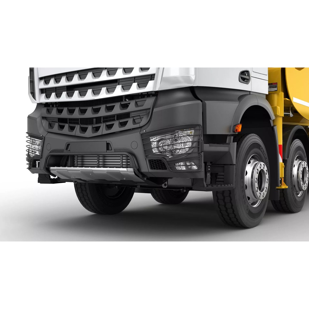 Concrete Pump Truck 3D Model – Rigged Animation Asset, FBX, OBJ - View 20