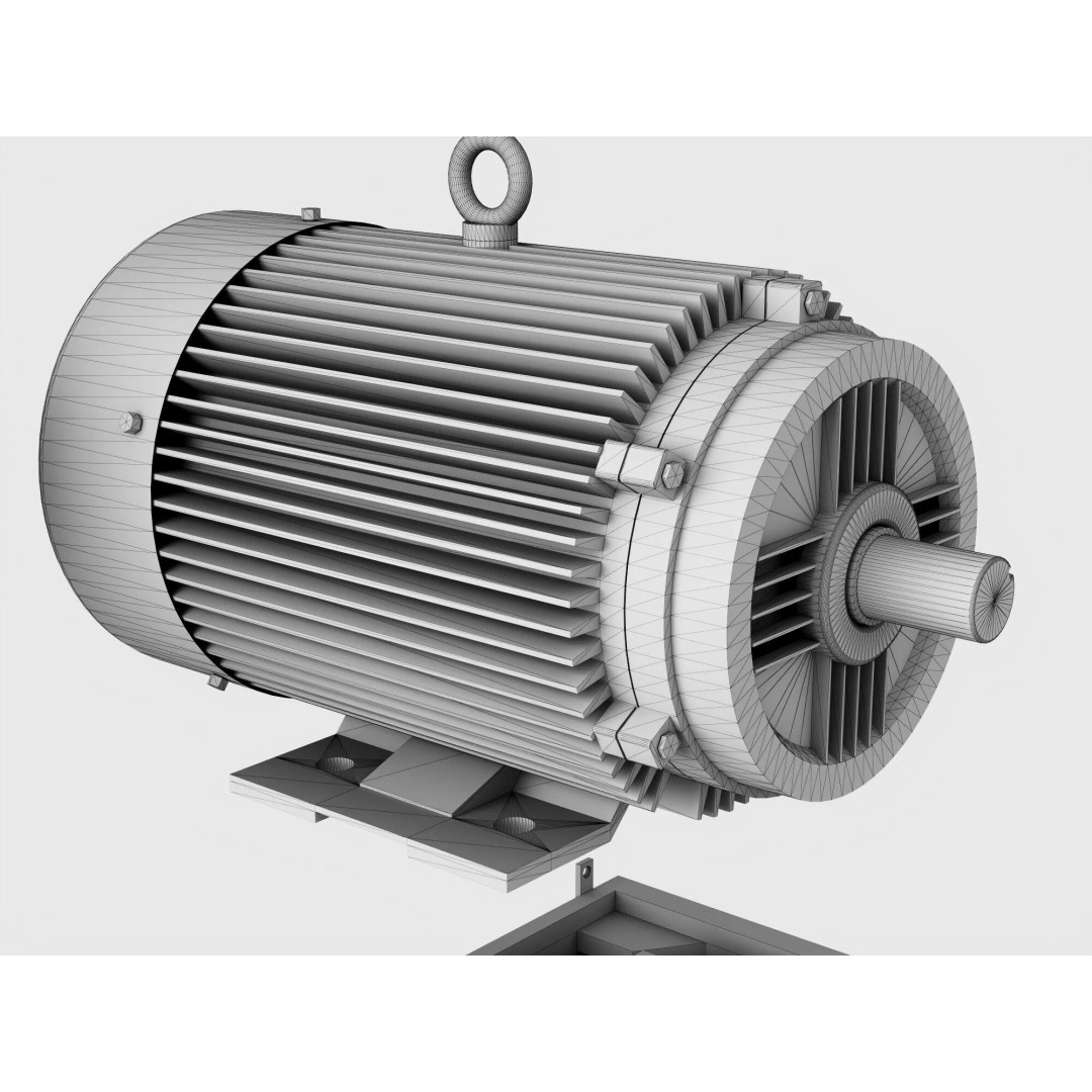 Industrial Engines 3D Model – High-Quality PBR Collection, FBX, OBJ - View 29