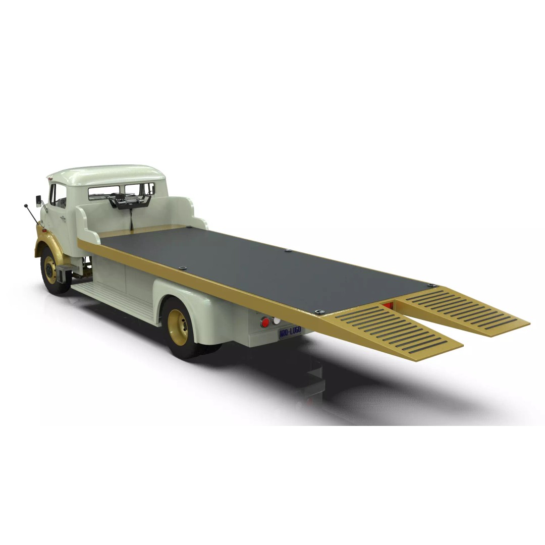 Mercedes-Benz LAK 710 4x4 Truck 3D Model – Classic Car Carrier, Blender - View 11