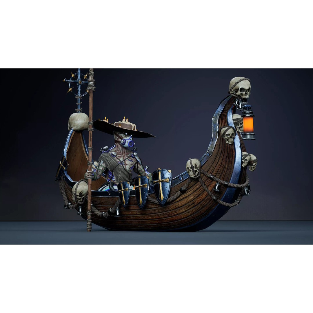 Fantasy Cyborg 3D Model – Low Poly Game Ready Character, FBX