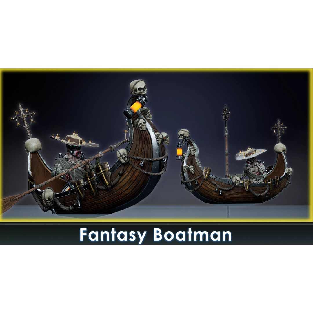 Fantasy Cyborg 3D Model – Low Poly Game Ready Character, FBX - View 2