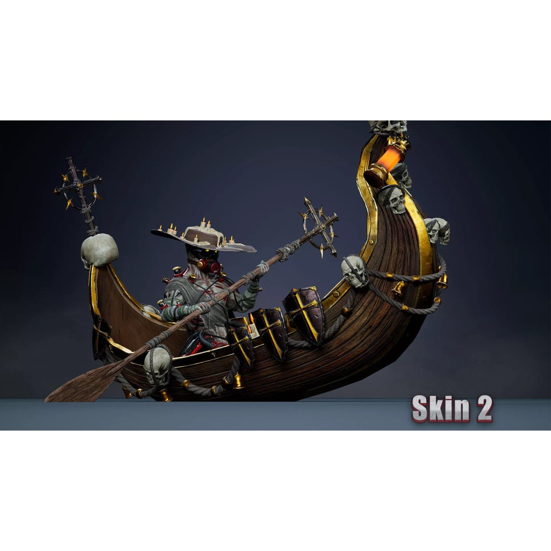 Fantasy Cyborg 3D Model – Low Poly Game Ready Character, FBX - View 5